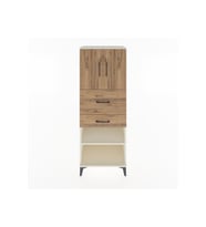 Hyperion Dolap 3 Raflı 2 Çekmeceli 2 Kapaklı 60x44x163 Aytaşı-Çam