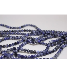 Sodalit Taşı Royal 8mm YARIM Dizi (18cm uzunluğundadır)