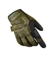 Single Sword Mechanix Tam Parmak Taktik Eldiven, Darbe Emici İş Eldiveni, Dokunmatik Özellikli Motosiklet&Spor Eldiveni, Unisex (Haki)