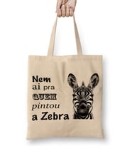 Deu Zebra Bez Çanta Uzun Saplı
