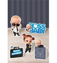 Patron Bebek Boss Baby Teması Doğum Günü * Ayaklı Pano Seti