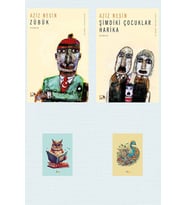 Zübük - Şimdiki Çocuklar Harika - Aziz Nesin - Nesin Yayınevi - (2 NOT DEFTERLİ) (Renksiz)