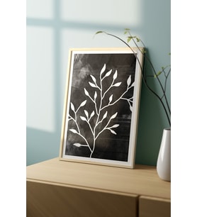 Çerçeveli  Poster Ahşap Çerçeve Tekli Tablo Çerçeveler Dekorasyon Ev Dekoru Özc-443 Ahşap (Natural)