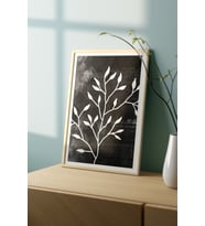 Çerçeveli  Poster Ahşap Çerçeve Tekli Tablo Çerçeveler Dekorasyon Ev Dekoru Özc-443 Ahşap (Natural)