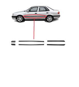 Toyota Corolla AE111 Kapı Bandı Takım 1998-1999-2000-2001 Modeller
