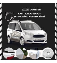 Ford Courier Oto Araç Kapı Koruma Fitili 5metre Parlak Beyaz Renk