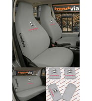 Citroen Logolu Oto Koltuk Kılıfı Ön Arka Set – Penye Likralı Universal Koltuk Koruyucu Servis Kılıfı