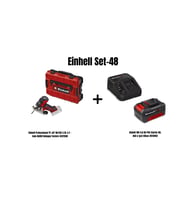 Einhell Set-48(Einhell TP-JST 18/135 Li BL S-F Akülü Dekupaj Testere+18V 4,0 AhAkü & Şarj Cihazı)