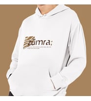 Kişiye Özel İsim Baskılı Kapşonlu Beyaz Unisex Sweatshirt HK2158