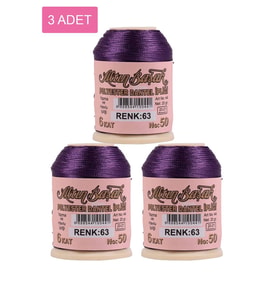 3 Adet Altınbaşak Oya ve Dantel İpi 20 gr - Royaleks - No: 063