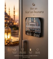 Hicr Suresi Dinleme Cihazı  Manyetik Buzdolabı Magneti  Tek Tuşla Kur’an  USB Şarjlı  Manevi Hediye