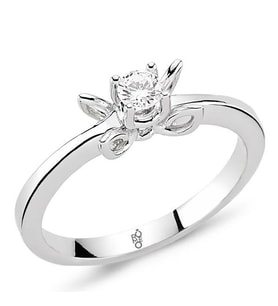 Romeo Pırlanta 0.18 Ct Tektaş Yüzük RM-10031 (Çok Renkli)