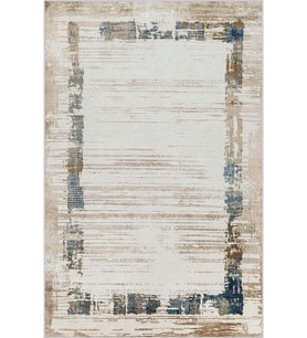 Eliana Home Baskılı, Yıkanabilir Kaymaz Taban Salon Halısı LNA0757 100x150 cm (Krem)