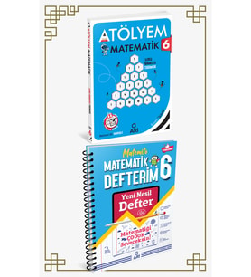 Arı Yayıncılık ARI YAYINLARI 6. SINIF MATEMATİK ATÖLYEM VE DEFTER SETİ (Çok Renkli)