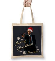 Merry Christmas From Hans Gruber Die Hard Bez Çanta Uzun Saplı