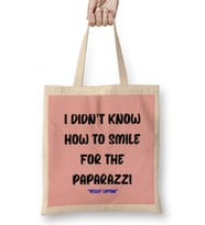 Smile Emoji Quotes Funny happy face love Sarcastic Gift Bez Çanta Uzun Saplı