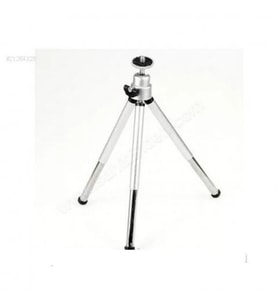 Metalik Renk Tripod 3 Yönlü Profesyonel Mini