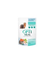 OptiMeall Somonlu Yaban Mersinli Küçük Irk Köpek Konservesi 100 gr