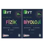 KAFA DENGİ YAYINLARI AYT SAYISAL (Fizik+Biyoloji) BRANŞ DENEMELERİ (2 Kitap)