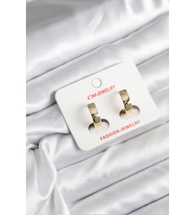 14K Gold Renk Kaplama CM Kadın Küpe 5886 - EEEEEE8769-2661