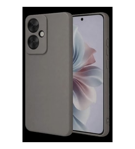 Oppo Reno 11f Kılıf First Silikon - Gri
