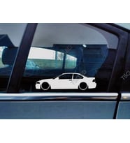 M3 , e46 coupe Kapı Kelebek Cam Oto Sticker 17 CM 2 Adet