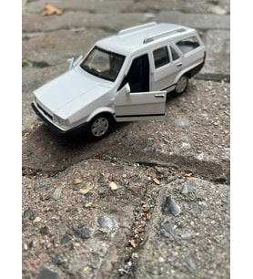 Metal Çek Bırak Kartal Araba Beyaz Sesli ve Işıklı ( 1/36 Ölçek )
