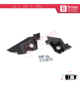 VW Polo MK5 6R 6C 61 2009-2016 6R0998225 İçin Sol Ön Far Ayak Tamir Seti