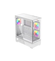 Havit CF925 Tamperli Cam Gaming Oyuncu Kasası BEYAZ - 3 RGB Fanlı, Kumandalı, ITX/M-ATX/ATX/E-ATX Uyumlu