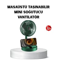 Northcity Taşınabilir Katlanabilir Mini Fan 3 Kademeli Şarj Edilebilir - Sıcak Günlerde Serinlik