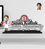 Kişiye Özel Nihayetinde Kolay Yetişmiyor Kardiyolog Doktor Erkek Ahşap Biblo-1