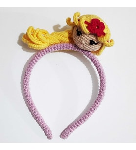 Rapunzel Modeli Amigurumi Taç
