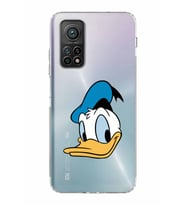 Xiaomi Mi 10T Pro  Kamera Korumalı Kapak Donald Duck Tasarımlı Şeffaf  Kılıf