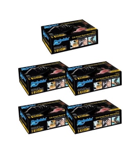 Dolphin Siyah Çok Amaçlı Nitril Eldiven Pudrasız (S) 100lü Paket 5 Adet
