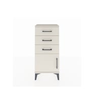Arges Komodin 3 Çekmeceli Tek Kapaklı 44x30x96 Aytaşı-Aytaşı