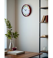 36 Cm Kırmızı Çocuk Odası Duvar Saati (Standart)