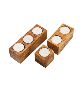 Mumluk Set Zeytin Ağacı (Kahverengi)