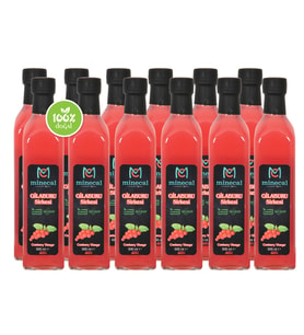 Minecal %100 Ev Yapımı Katkısız Gilaburu Sirkesi 12x500ml