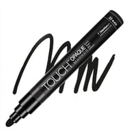 TOUCH OPAQUE SU BAZLI MARKER KALEM 1.5-2.3mm - MEDIUM PACK BLACK 22 - SH8613003-2026
