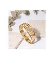 Gold Renk Çelik Bileklik ( Altın ile Aynı Görünüm )