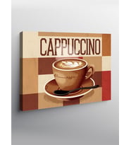 Kanvas Tablo Cappuccino Keyfi