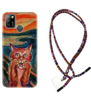 INFINIX Smart 4 5 6 Zero 8 S5 Pro Kılıf Boyun Asklı Rasta Silikon Tablo Cat 1788