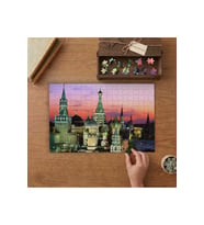 St. Basil Cathedrali - Moskva Tasarımı 240 parça Ahşap Puzzle Ahşap Kutuda MP01102