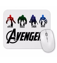 Avengers  İron Man Hulk Thor Captain Amerika Mouse Pad.jpg