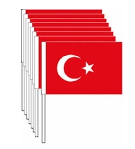 Sopalı Kağıt Bayrak Büyük 40Lı