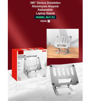 Blt032 Katlanabilir Alüminyum Karbon Alaşımlı/4-18inc Mekanizmalı Laptop&tablet&macbook Standı