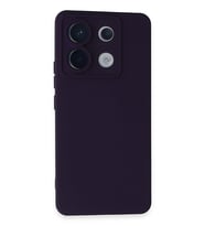 Redmi Note 13 5G Kılıf Nano Içi Kadife Silikon - Mor