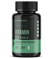 Nutriking Vitamin D3 2000 Iu – 30 Tablet  High Potency  Bağışıklık ve Kemik Desteği