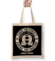 National Lampoons Animal House Animal House Faber University Logo Bez Çanta Uzun Saplı