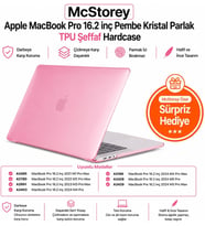 MacBook Pro 16.2 İnç Kılıf A2485 A2780 A2991 A3403 A3186 A3428 A3429 Uyumlu Kristal Parlak Şeffaf Sert Kapak İnce Hafif Koruyucu Crystal Clear Hard Case